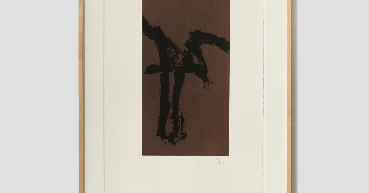 Just In: Robert Motherwell | Zane Bennett Contemporary Art